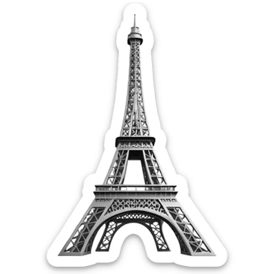 eiffel tower sticker