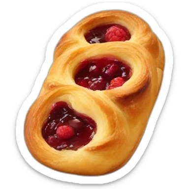 danish pastry sticker