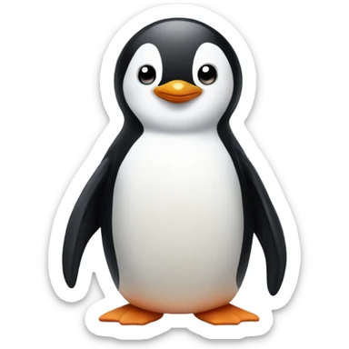 A cute penguin sticker