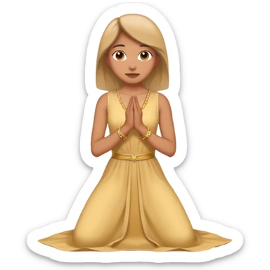 he looks sitting must be kneeling sticker