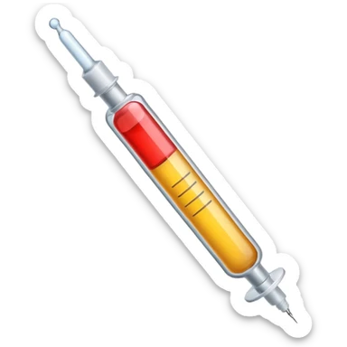 syringe sticker