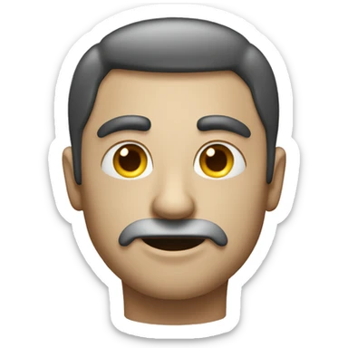 Man which Looks wired  sticker