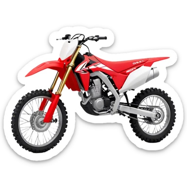 Honda CRF (Dirtbike) - Honda CRF250R (Model Year: 2022) (Iconic colour: Red) sticker