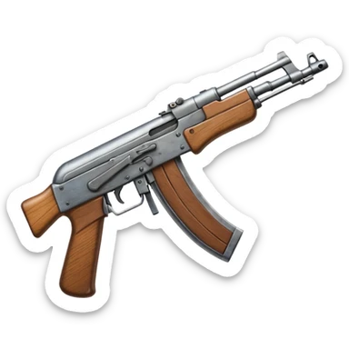 Realistic akm 47 sticker