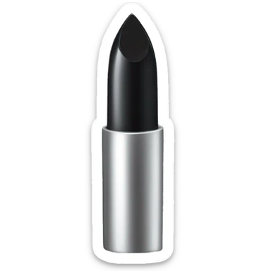 Black lipstick sticker