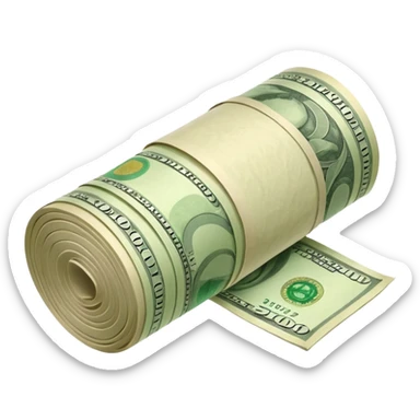 Money that is like a tube sticker
