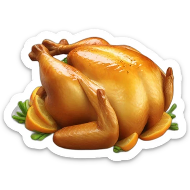 Roast chicken sticker
