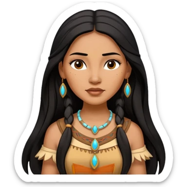 pocahontas sticker