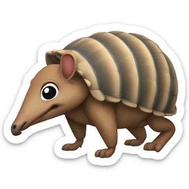 Armadillo sticker