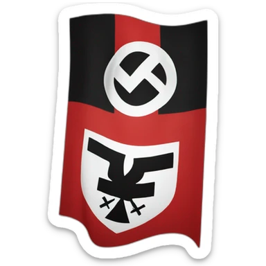 Nazi-flag sticker