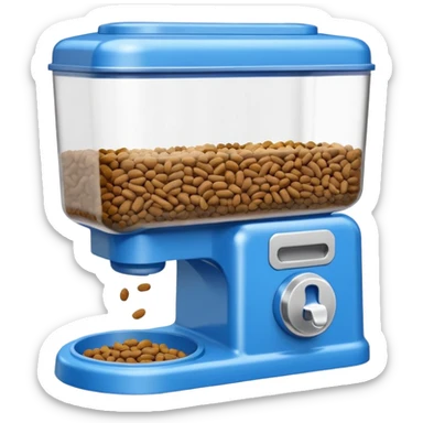dog food dispenser sticker