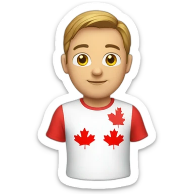 Un heavy con camiseta de Canadá sticker