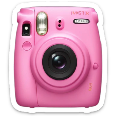 pink-instax  sticker
