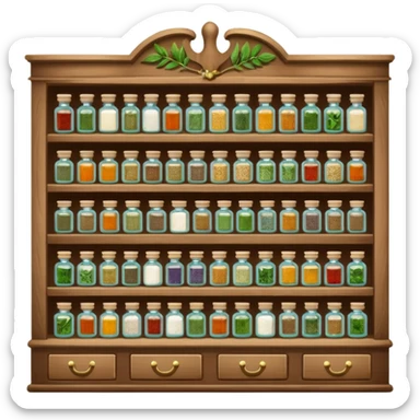 Apothecary sticker