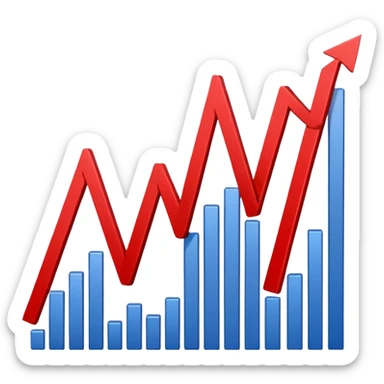 Gracias descendiendo cifras en rojo sticker