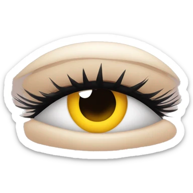 Eyelashes sticker