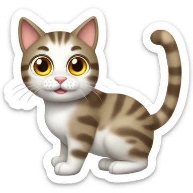 Gatito explorador sticker
