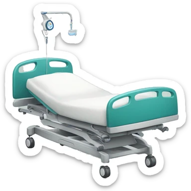 hospital bed sticker