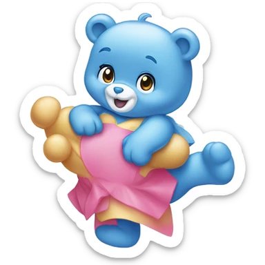 Cheer Care Bear and Harmony Care Bear sticker