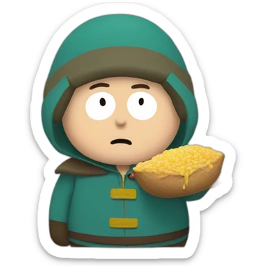 CARTMAN QUI MANGE  sticker