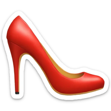 red high heels sticker