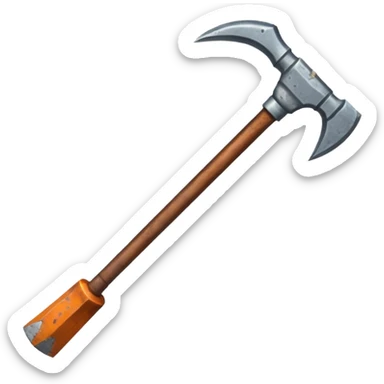 ore mining pickaxe sticker