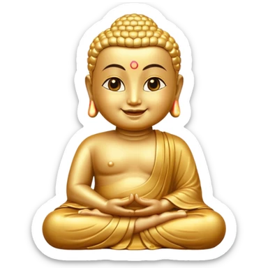 Cartoon Buddha sticker