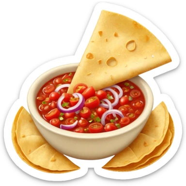 Chips and salsa sticker
