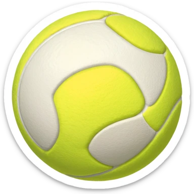 Tennis ball from BFDI￼ sticker