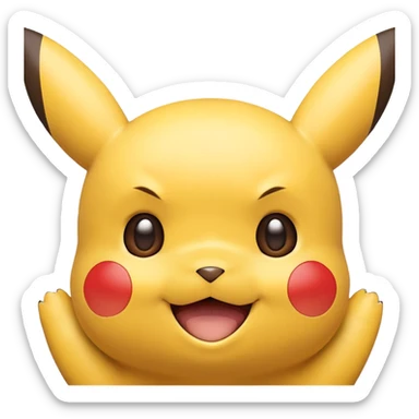 Pikachu Face sticker