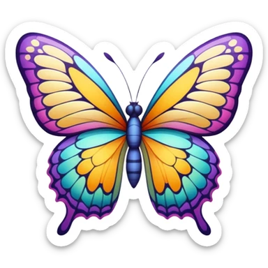 butterfly sticker