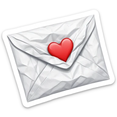 Love letter with tears for 'Quit Playing Games With My Heart' by Backstreet Boys sticker