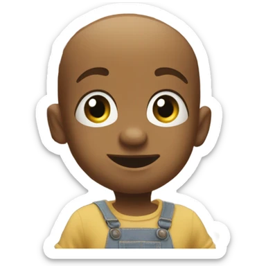 Giant baby destroying toy town sticker