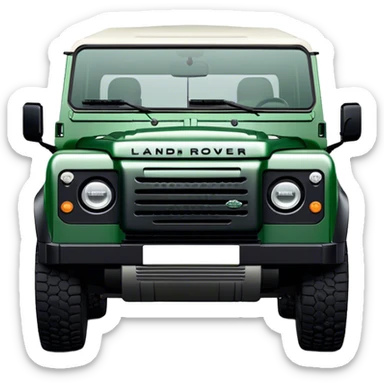 Land Rover Defender - Land Rover (Model Year: 2022) (Iconic colour: Green) sticker