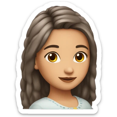 Niña hermosa llamada Natalia sticker