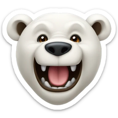 Eisbär, daneben Braunbär, daneben Schwarzbär  sticker