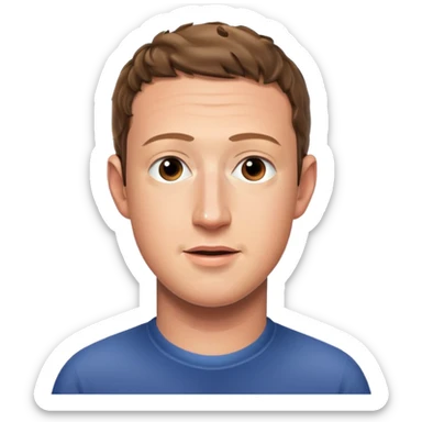 mark zuckerberg sticker