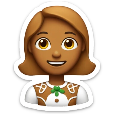 Gingerbread girl  sticker