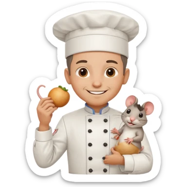 chef with rat sticker