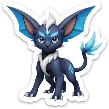 Luxray-Absol-Noivern-Dewott-fusion sticker