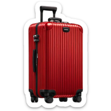 One Rimowa red Essential Cabin luggage sticker