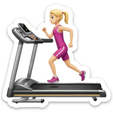 Treadmill sticker