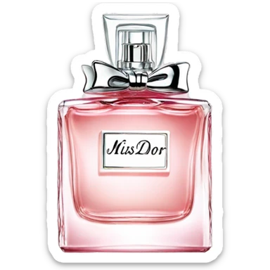 Miss dior perfume sticker