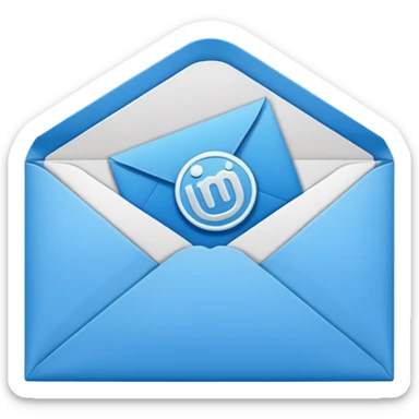 Salary enclosed in an envelope sticker