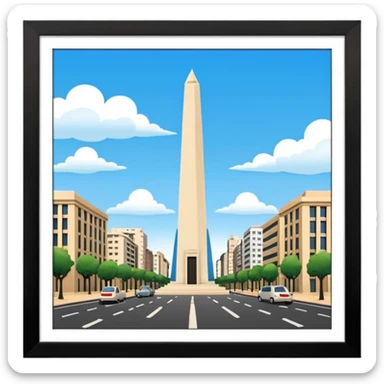 Obelisco argentina  sticker