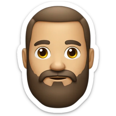 homme brun barbu qui joue à la Xbox sticker