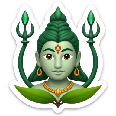 Mahadev bel patra sticker