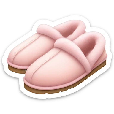 light pink UGG slippers  sticker