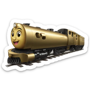 Little train with 5 Bottle of Dom Perignon sticker