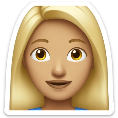 Blonde Salvadoran woman sticker